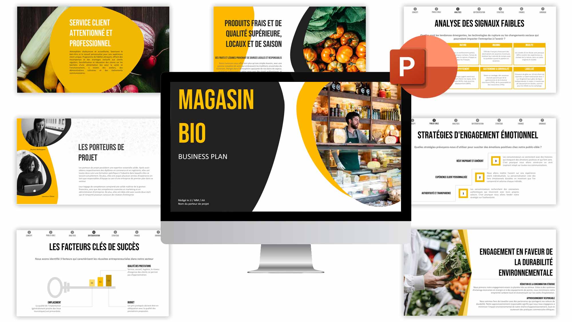 exemple business plan magasin bio